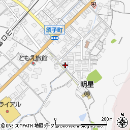 島根県益田市須子町17-14周辺の地図