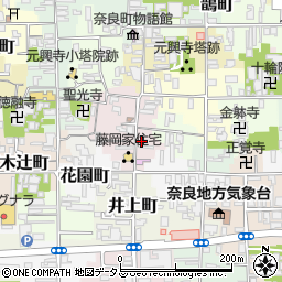 奈良県奈良市元興寺町40-1周辺の地図