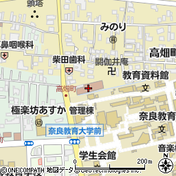 奈良地方法務局周辺の地図