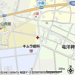 静岡県磐田市竜洋稗原4周辺の地図