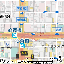 Ｓｔｅｐ心斎橋店周辺の地図