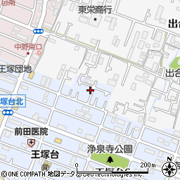 兵庫県神戸市西区王塚台5丁目465周辺の地図
