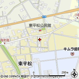 静岡県磐田市東平松58周辺の地図