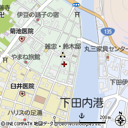 静岡県下田市一丁目22-23周辺の地図