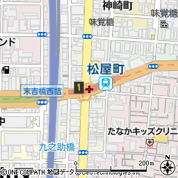 松屋町駅周辺の地図
