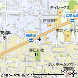 ベクトル　東岡山店周辺の地図
