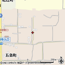 奈良県奈良市五条町237-1周辺の地図