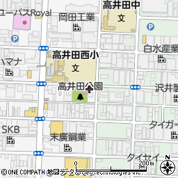 ＢＯＮＤＳ高井田周辺の地図