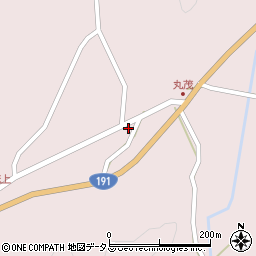 島根県益田市美都町丸茂1180周辺の地図