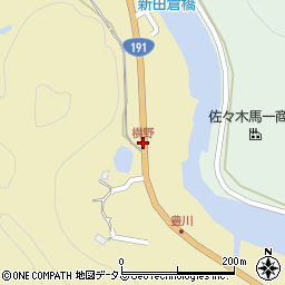 横野周辺の地図