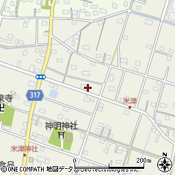 静岡県浜松市中央区米津町1715周辺の地図