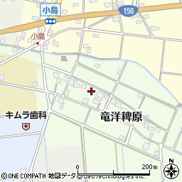 静岡県磐田市竜洋稗原91周辺の地図