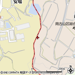 三重県名張市南古山1288周辺の地図