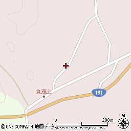 島根県益田市美都町丸茂1171周辺の地図