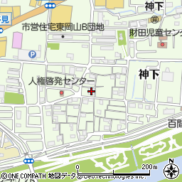 岡山県岡山市中区神下328周辺の地図