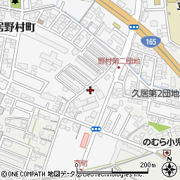 三重県津市久居野村町329-27周辺の地図