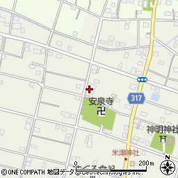 静岡県浜松市中央区米津町1964周辺の地図
