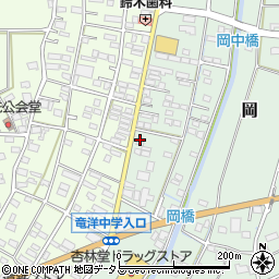 静岡県磐田市岡759-7周辺の地図