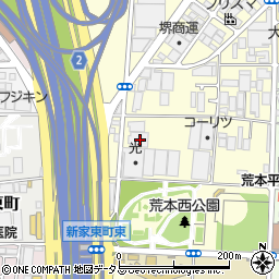 株式会社タツタ　東大阪支店周辺の地図