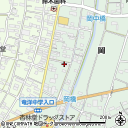 静岡県磐田市岡758-1周辺の地図