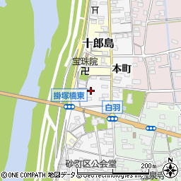 静岡県磐田市本町1035-3周辺の地図