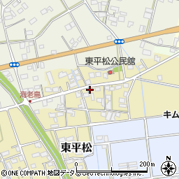 静岡県磐田市東平松125周辺の地図