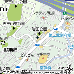 兵庫県神戸市西区北別府5丁目25-1周辺の地図