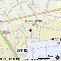 静岡県磐田市東平松126周辺の地図