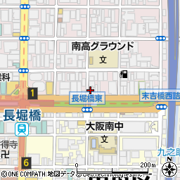 珉龍 長堀店周辺の地図