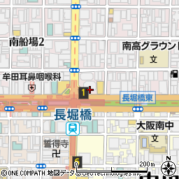 大阪府大阪市中央区南船場1丁目18周辺の地図