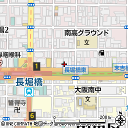 大阪府大阪市中央区南船場1丁目11周辺の地図