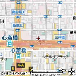 オクノクリニック大阪心斎橋周辺の地図