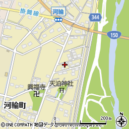 静岡県浜松市中央区河輪町330周辺の地図