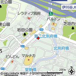 兵庫県神戸市西区北別府4丁目21周辺の地図