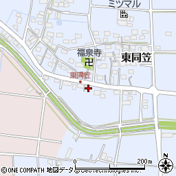 静岡県袋井市東同笠815周辺の地図