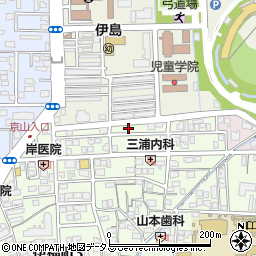 パティオ伊福町周辺の地図