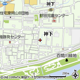 岡山県岡山市中区神下423周辺の地図