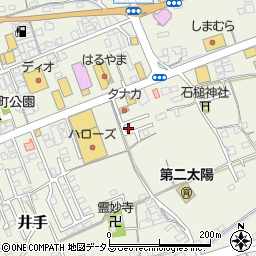 岡山県総社市井手612周辺の地図