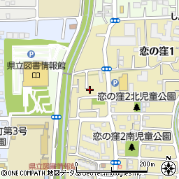 奈良県奈良市恋の窪1丁目19-16周辺の地図