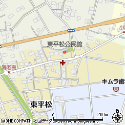 静岡県磐田市東平松110周辺の地図