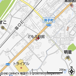 須子簡易郵便局周辺の地図