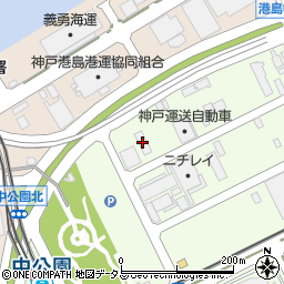 神戸通運周辺の地図