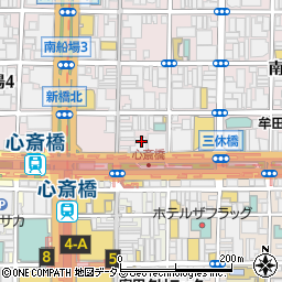 大阪府大阪市中央区南船場3丁目5-11周辺の地図