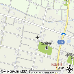 静岡県浜松市中央区米津町2047周辺の地図