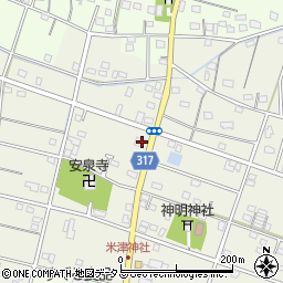 静岡県浜松市中央区米津町1939周辺の地図