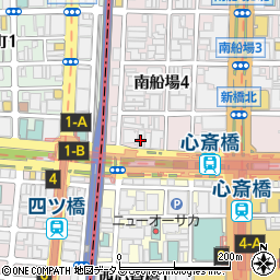 セブンイレブン心斎橋長堀通西店周辺の地図
