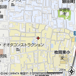 大阪府東大阪市立花町周辺の地図