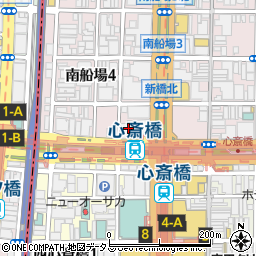 TCB東京中央美容外科　心斎橋御堂筋院周辺の地図