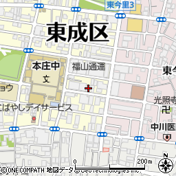 百々　東成支店　緑橋生産事業部周辺の地図