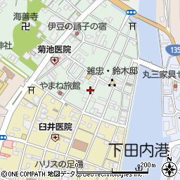 静岡県下田市一丁目20-8周辺の地図